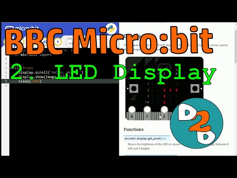 Bbc Microbit Lesson 2 Led Display Tutorial Python