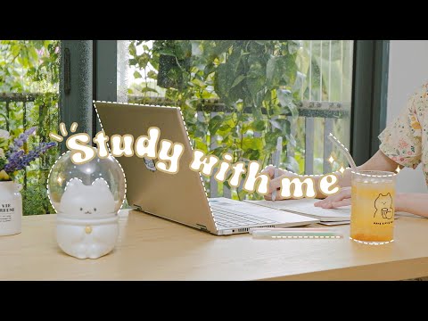 4-HOUR STUDY WITH ME 🌿 Studio Ghibli Music Collection Piano 🎹 Pomodoro (25/5) with countdown+alarm🌿