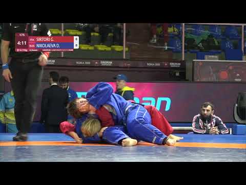 Round 1 Women's GP GI - +71 kg: G. SIRTORI (ITA) v. D. NIKOLAEVA (RUS)