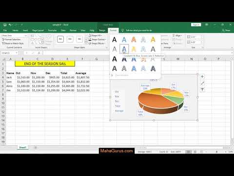 How to Create 3D Pie Chart in Excel- Create 3D Pie Chart in Excel Tutorial