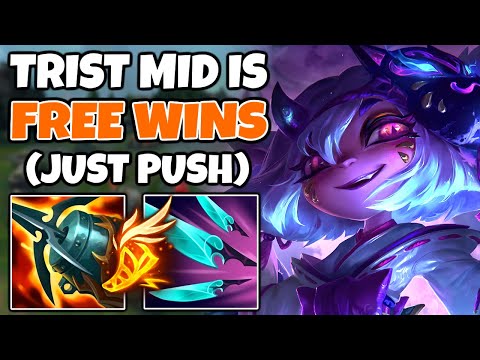 TRISTANA MID is EASY FREE WINS (She has been broken forever) | 13.19 - League of Legends