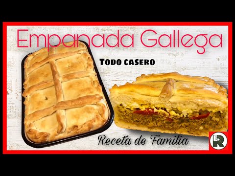 🔴 Receta de EMPANADA GALLEGA TRADICIONAL 👉🏾Paso a Paso con todos los SECRETOS