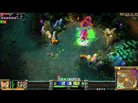 League Of Legends.....Baron Solo.......The Vicious Dreadknight Garen!!!