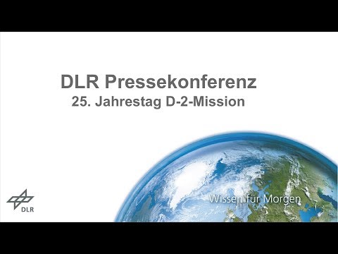 DLR Pressekonferenz 25. Jahrestag D-2-Mission