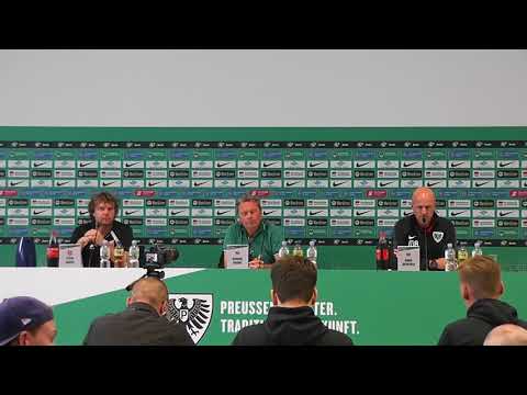 Uerdingerblock SC Preussen Münster - KFC Uerdingen Pressekonferenz