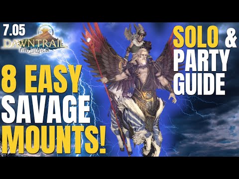 Easy Savage Mount Farms | Unsynced Guide: Heavensward, Stormblood & Shadowbringers | FFXIV