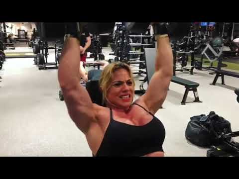 Female Bodybuilder Biceps Veins Athletic Girl Muscle Beauty Monique Jones.