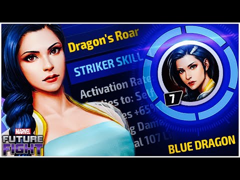T4 BLUE DRAGON! 1000% DAMAGE BUFF IS GOD TIER BROKEN l Marvel Future Fight