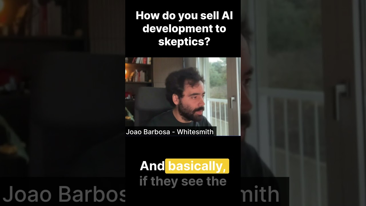 How to Sell AI Development to Skeptics