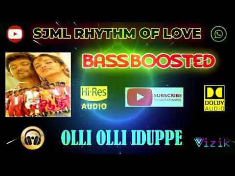 Olli Olli Iduppe - Aadhi - Vidyasagar - Bass Boosted - Hi Res Audio Song 320 kbps