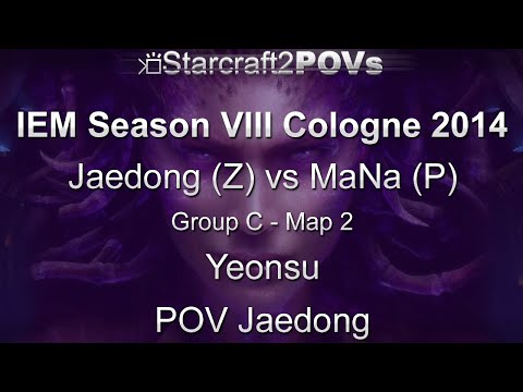 SC2 HotS - IEM VIII Cologne 2014 - Jaedong vs MaNa - Group C - Map 2 - Yeonsu - Jaedong