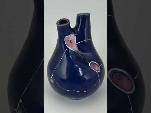 Gold Kintsugi with Gemstone or Seaglass - How? video