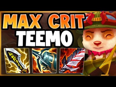 STOP PLAYING TEEMO WRONG! KRAKEN CRIT TEEMO IS 100% NUTTY! TEEMO TOP GAMEPLAY! League of Legends