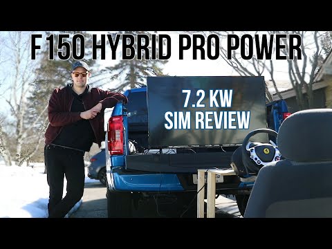 The 2021 Ford F150 With PRO POWER 7.2 KW Can Power Your Whole House For 32 Hours