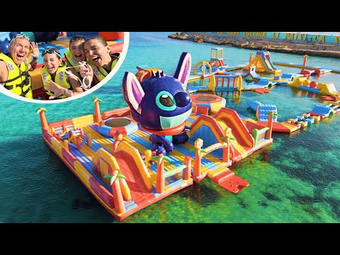 PARCO ACQUATICO DI STITCH: Parco di Gonfiabili in Mare Più Grande d'Italia