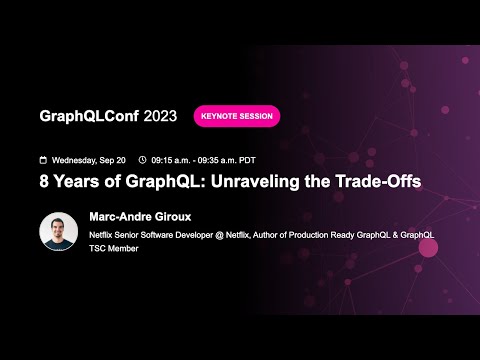 8 Years of GraphQL: Unraveling the Trade-Offs- Marc-Andre Giroux, Author of Production Ready GraphQL
