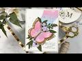 How to Make a Beautiful Butterfly Card with Dies & Ink Blending!