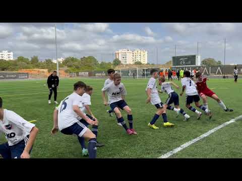 U14 i Portugal: Opvarmning til kampen mod Juventus