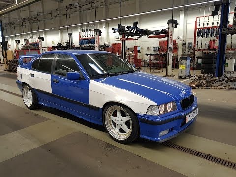 Cliq Tuning Overfender install on AronT's BMW E36 Part 2/2