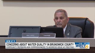 Brunswick County community members speak out against water quality issues