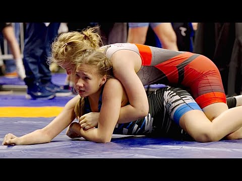 U13 Sofija Platonova (LAT) vs Ketely Alpius (EST) 73kg. Women girls youth wrestling. B-cam-man