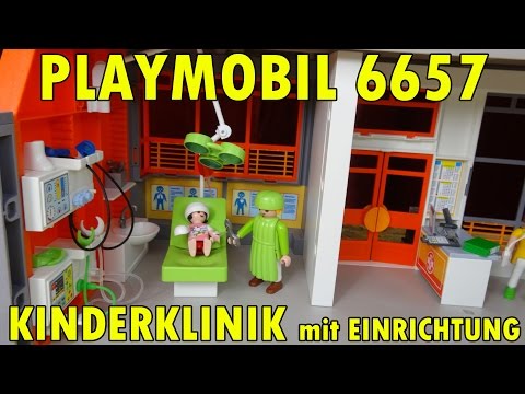 "PLAYMOBIL 6657 KINDERKLINIK MIT EINRICHTUNG" -Vorstellung