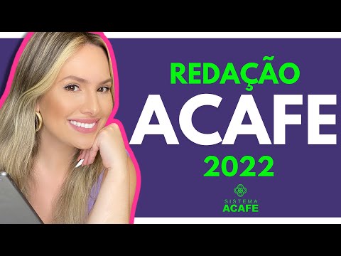 Redação ACAFE - entenda a banca