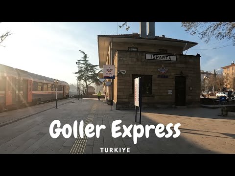 Train trip in Türkiye| Goller Express| İzmir to Isparta #travel #train #turkey #gollerexpress #izmir