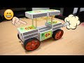 Art And Craft Idea Is How To Make A Car With Matchsticks Empty Box