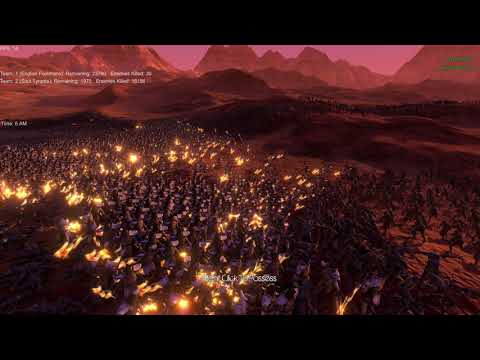 2,000 Soul Tyrants vs 40,000 English Footmen Ultimate Epic Battle Simulator