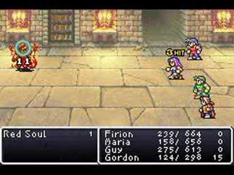 Final Fantasy II DOS Boss Battle #4 - Red Soul
