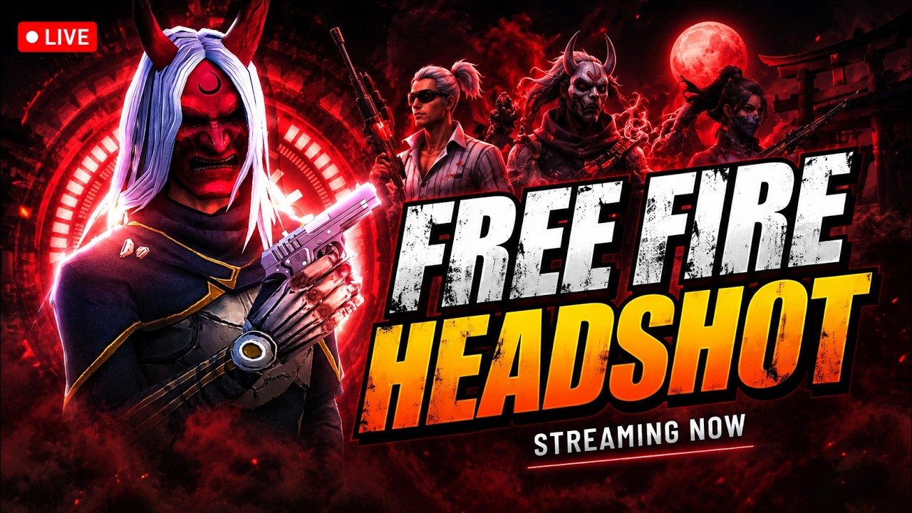 DAY 15 | 🔴LIVE FREE FIRE - HEADSHOT TRY KARTE HAI