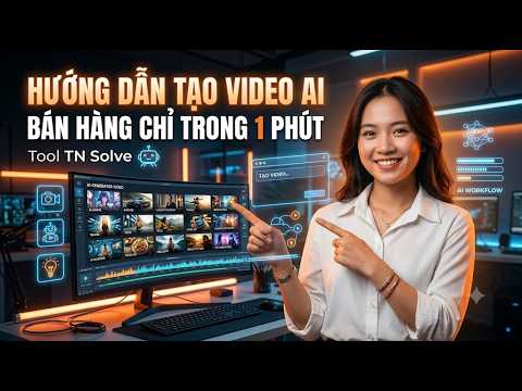 Hướng dẫn tạo video AI bán hàng đơn giản với tool TN Solve