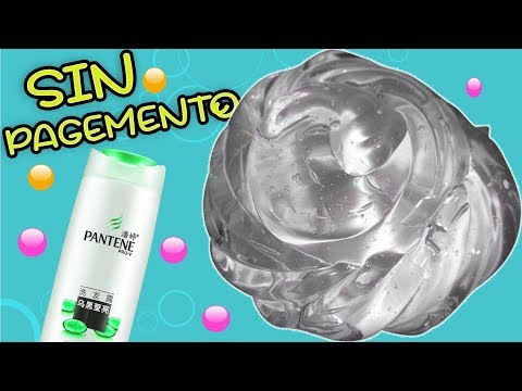 HAZ SLIME CON SHAMPOO y SAL💦 SIN PEGAMENTO - 2 INGREDIENTES !