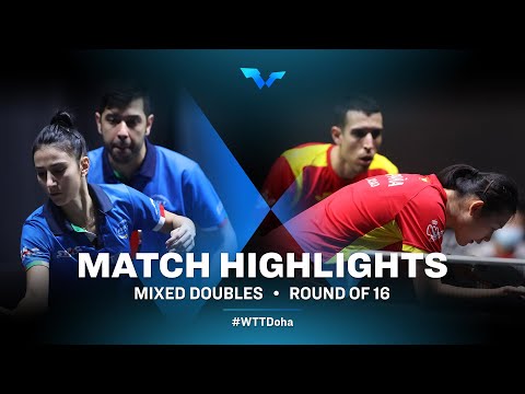 G. Piccolin/N. Stoyanov vs Alvaro Robles /Maria Xiao | WTT Contender Doha 2021 | XD | R16 Highlights