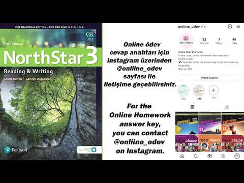 Pearson NorthStar 3 (Online Ödev Cevap Anahtarı)