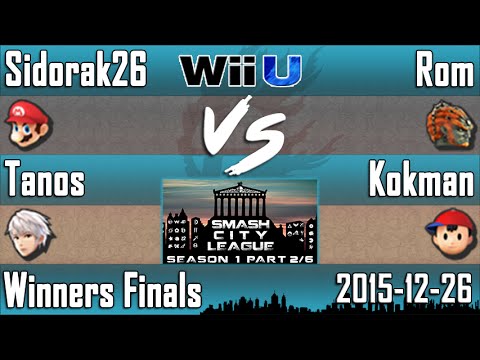 SCLS1P2 - Sidorak26 & Tanos (Mario& Robin) vs Rom & Kokman (Ganon & Ness) - WF - Smash 4