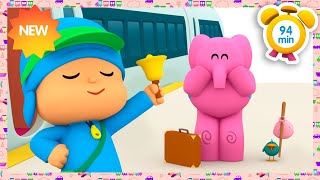 Download lagu 🚆 POCOYO ENGLISH - THE TRAIN IS COMING! ALL ABOARD THE TRAIN [94 min] Full Episodes | CARTOONS mp3