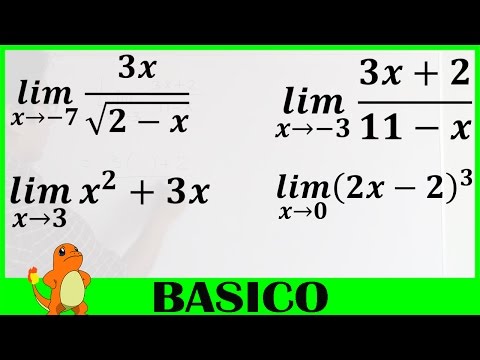 Límites Directos o Sustitución Directa - Ejercicios