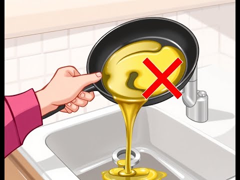 Why You shouldn’t Pour Oil Down the Sink ?Why Pouring Oil Down the Sink is a Big Mistake!"