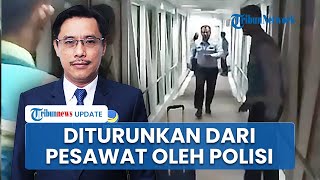 Detik-detik saat Ketua DPW NasDem Sumut Diturunkan dari Pesawat, Sempat Diduga Pelaku Judol