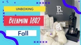 Beekman 1802 Unboxing