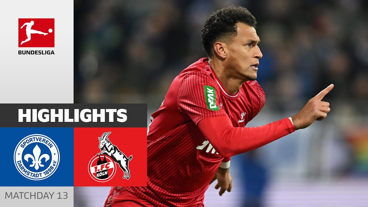 Darmstadt 98 vs FC Köln highlights