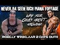 Never b4 seen Rich Piana footage.. Roelly winklaar 2 days out !