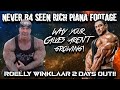Never b4 seen Rich Piana footage.. Roelly winklaar 2 days out !
