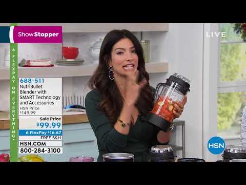 NutriBullet Blender with SMART Technology and Accessories