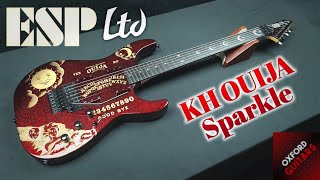 Video thumbnail for ESP LTD KH Ouija Red Sparkle Limited Edition #302 Kirk Hammett Signature guitar close up video by Oxford Guitars