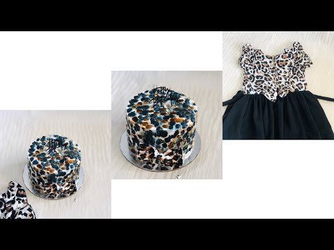 ✅Tiger PrintTeam cake￼ Decoration😍