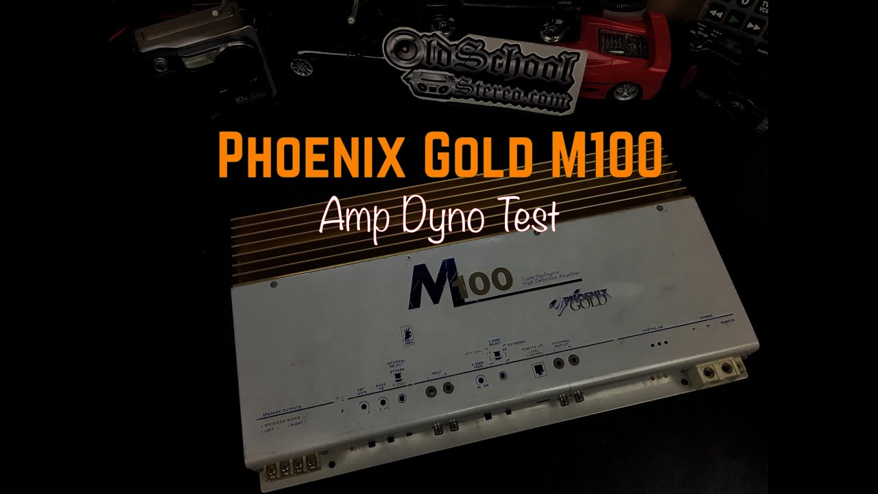 1994 Phoenix Gold M100 Amp Dyno Test AD-1 Old School
