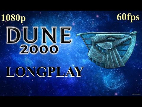 DUNE 2000 (Atreides) Campaign Longplay (Hard)  All Cutscenes.